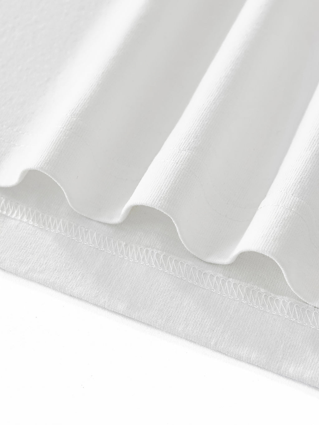 Layered Contrast Sleeve Cotton T-Shirt